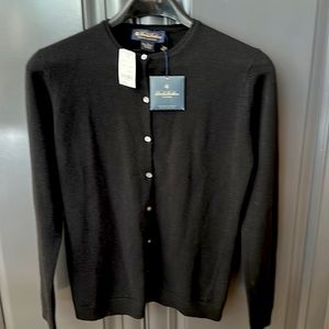 NEW 100% Cashmere Cardigan Brooks Brothers Small